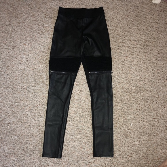 dynamite leather pants
